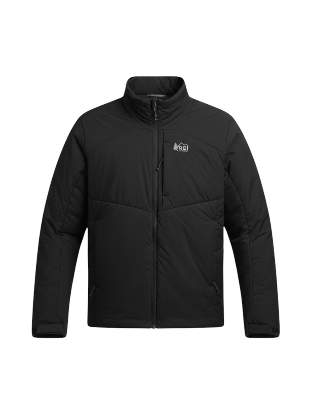 REI Co-Op Flash Primaloft Silver Insulated Full Zip Jacket Black 2X / XX-Large
